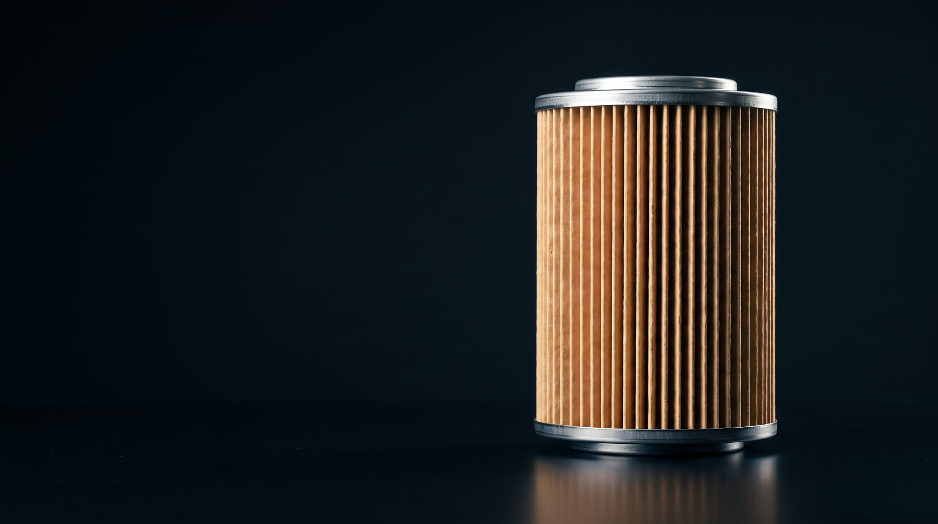 Industrial pleated filter cartridge